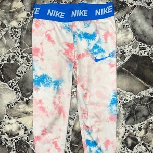 Kids NIKE dri-fit leggings tie dye